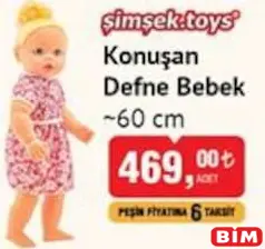ŞİMSEK TOYS OYUNCAK KONUŞAN DEFNE BEBEK 60 CM ŞİMSEK TOYS OYUNCAK KONUŞAN DEFNE BEBEK 60 CM